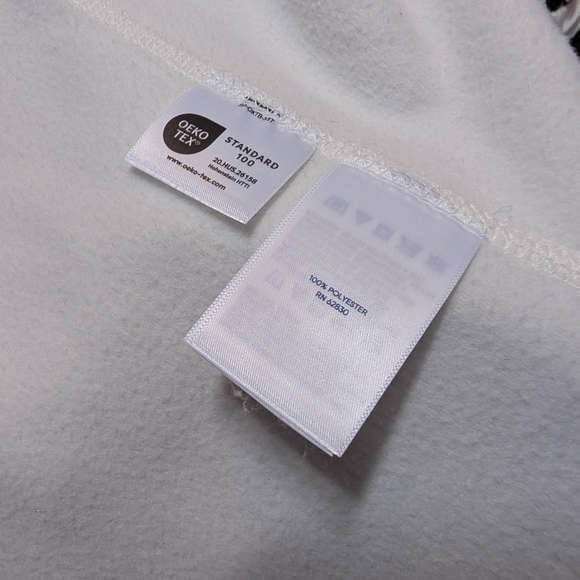 Lands' End Cream Full-Zip Teddy Jacket - Picture 5 of 5